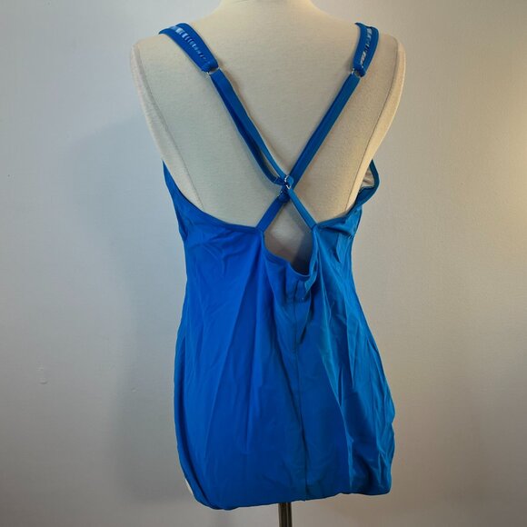 Roots Swim Women's Blue One-Piece Swimsuit - Size 18 - Picture 4 of 5